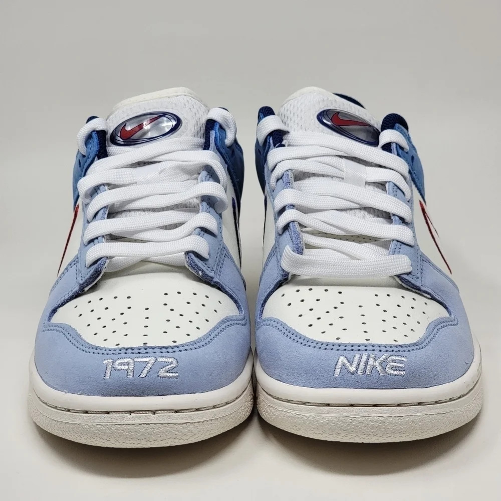 Nike Dunk Low (Gs) Sail-White-Light Armory Blue Sz 6.5Y-Womens 8 HF5742-111 New